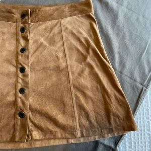 American Eagle Outfitters Brown button up skirt
